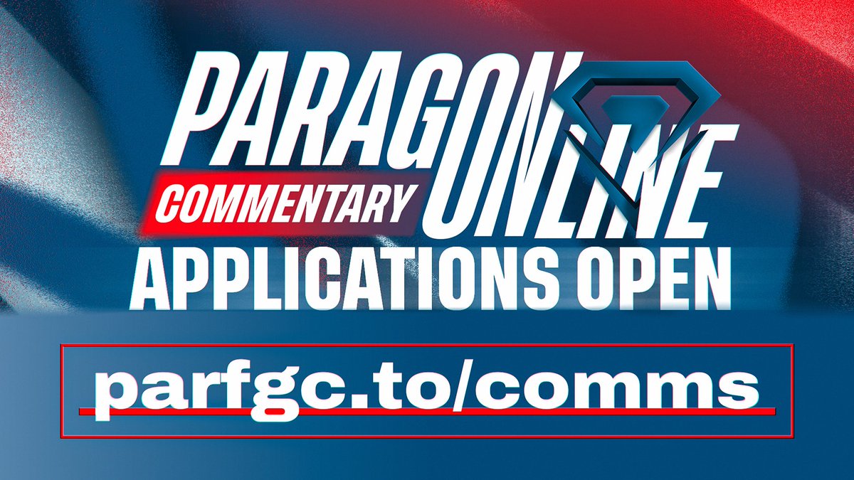 Recently, we added SF6 to our lineup for ParagOnline, and as such, our commentary form has been updated!

If you or anyone you know is interested in jumping on the mic some day for any of our games, direct them to this form! 

Please Retweet!

📋 parfgc.to/comms