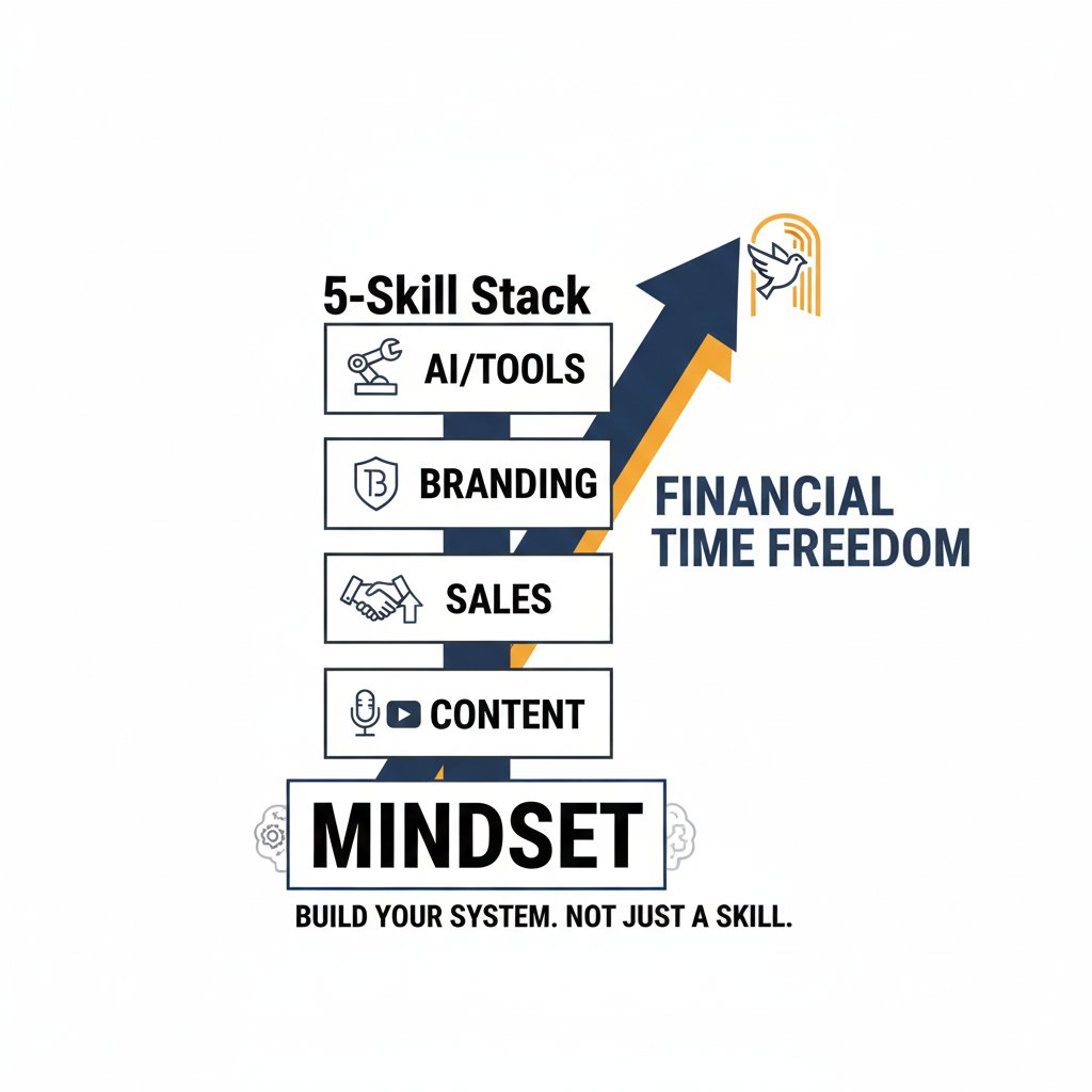 buildwithmaleeq's tweet image. YOU DON&apos;T NEED MORE HUSTLE. YOU NEED A SYSTEM. 

Stop trading your time for a paycheck. The single-skill focus is a LIE. It only makes you a great employee. 

Take the FREE 5-Skill Audit Assessment: [tinyurl.com/ykfcnnkdhttps]

 #FinancialFreedom #SkillStack #ExitStrategy