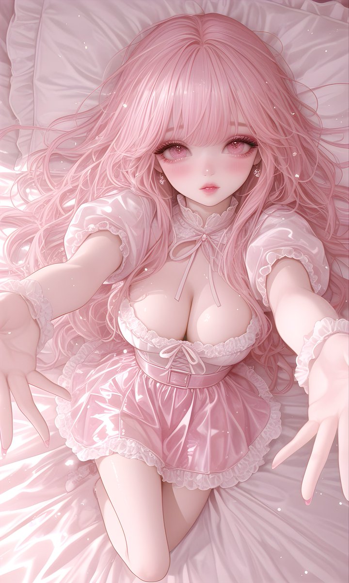 Ai_gazou3's tweet image. 朝のギュゥして♡GM🎀　SFW