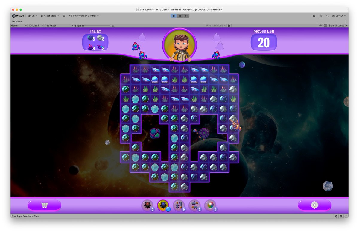 BurningThumb's tweet image. AD 2442, our Match 3 #indiegame developed with #unity3d for macOS, iOS, tvOS, and Android Phone, Tablet, and TV, is getting a refresh with a new color palette and new sprites.

Coming Soon™

#indiegamedevelopers #IndieGameTrends 
#unity3dgamedevelopers #unity3dgamedevelopment