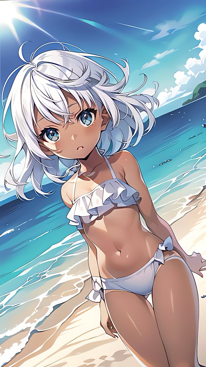 AIM_5502's tweet image. おはビキニ٩(๑❛ᴗ❛๑)۶
6,200フォロワー様ありがとうございますー💞いつもリプ頂けて嬉しいです✨

今日は華金ですねーっ💖
AIMは明日までお仕事です。。。
お休みの方はラスト１日頑張りましょー❣️

本日はビキニちゃんでーす✨

華金もゆるよろでーす💖

#AIart 
#AIイラスト 
SFW illustration