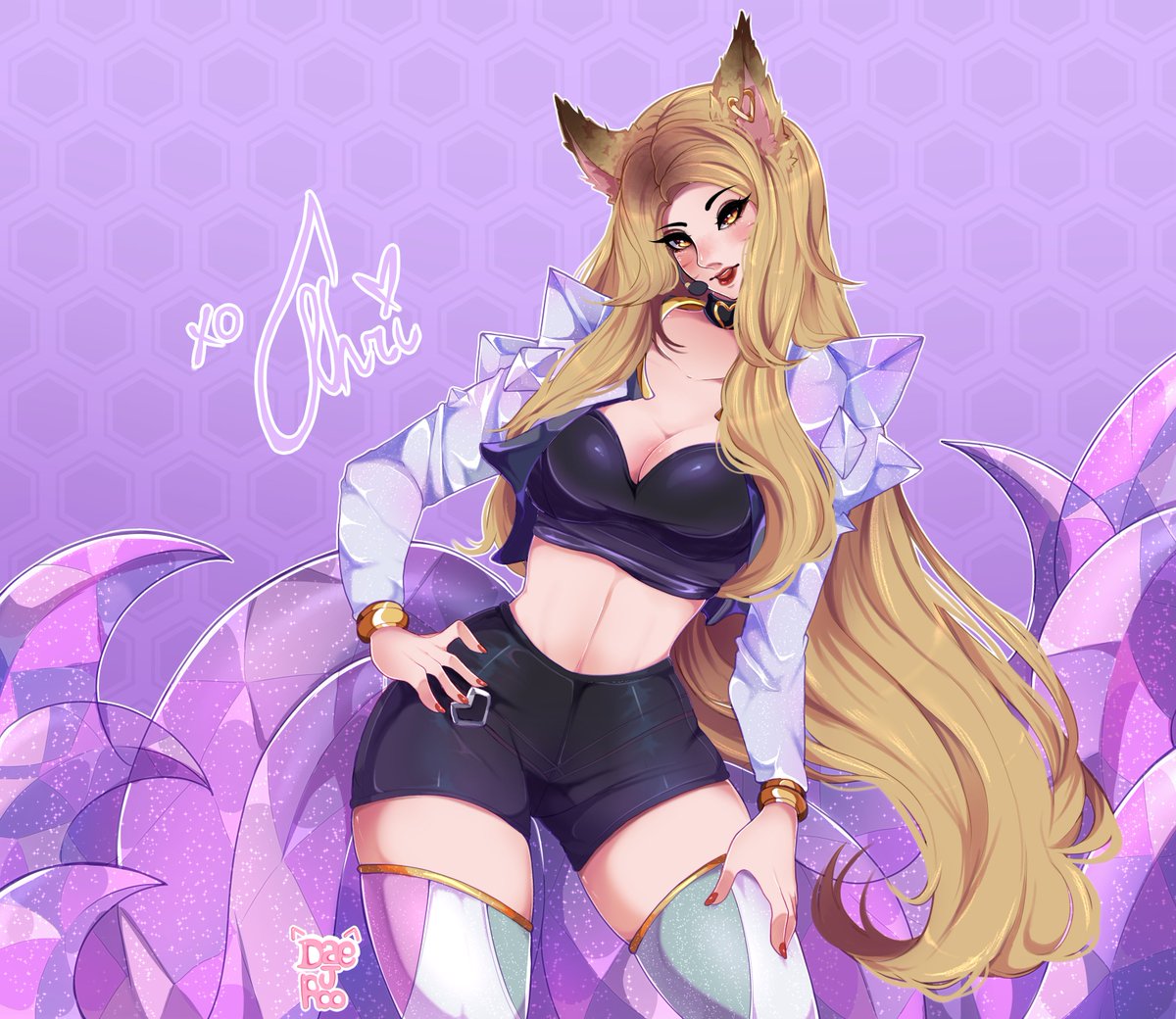 DaejRoo's tweet image. K/DA Ahri Unbound Fanart 💜

#LeagueOfLegends #lol #ahri #TFT #fanart #commissionsopen #art #digitalart