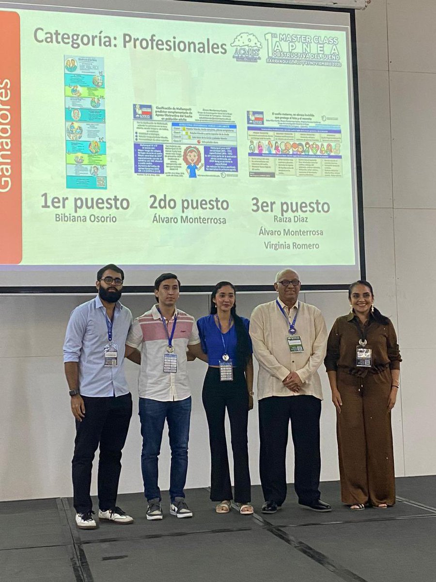 ACMES_oficial's tweet image. 🎉 Reconociendo el talento en Medicina del Sueño.
Hoy celebramos la premiación del II Concurso de Infografías ACMES, destacando el rigor, la creatividad y el compromiso académico de nuestros participantes. 🤩

#ACMES