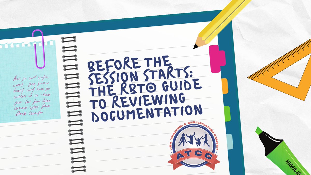 atcc_online's tweet image. 📋 4 Things RBT®s Should Review Before Every Session🔍
Tap into our latest guide on reviewing documentation to ensure each moment with your client starts with purpose, clarity, and impact. 
🔗 atcconline.com/blog/before-th…
#RBT #behavioranalysis #sessionprep #accountability