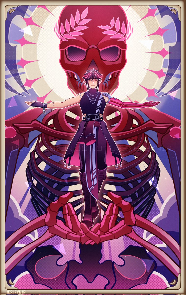 Sleynir's tweet image. card desing comms 💚✨ 
#Commission #card #VGenComm