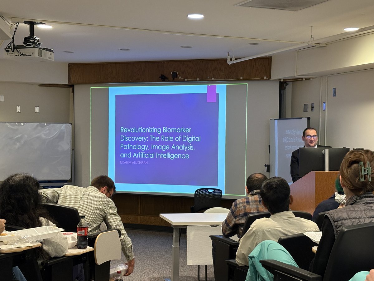 UIPathology's tweet image. Thank you @IAbukhiran of @pitt_medicine for presenting on the role of #digitalpathology in biomarker discovery at #GrandRounds! #PathTwitter

Dr. Abukhiran is both a former resident in our AC/PC program and gastrointestinal fellowship, completing the programs in 2021 and 2022.