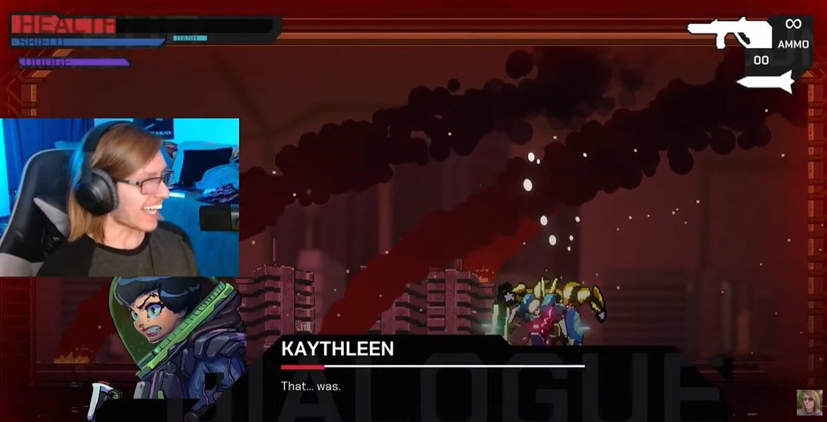 Had so much fun trying out Eagle Knight Paradox! Beating the boss took a few tries, but was super rewarding! Love the gameplay and artstyle!

Looking forward to the full release! <a href="/playstormstudi1/">Playstormstudios</a> @KOBrandLTD  

Wishlist - store.steampowered.com/app/3008700/Ea…

#Comala88 #MechaLife #IndieGames