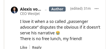 WestJet's CEO posted on LinkedIn about "study" that turns out to contain fake quotes.  

linkedin.com/posts/alexisvo…

When he was called out about the hoax, he got very upset: