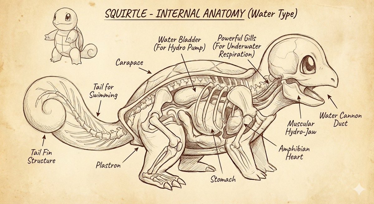 jsonprompts's tweet image. 🍌🍌 The consistency coming out of Nano Banana Pro is honestly next-level. 

Every generation feels precise, stable, and intentionally crafted. 

Big shout-out to @GoogleAI for the innovation.

Breaking down the anatomy of a Pokémon 👇