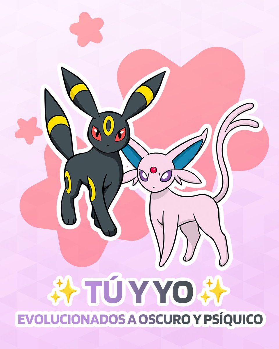 ¿Tú y quién? ¡Mándaselo a esa persona que te acompaña en todas tus evoluciones! 💖 #EeveeDay