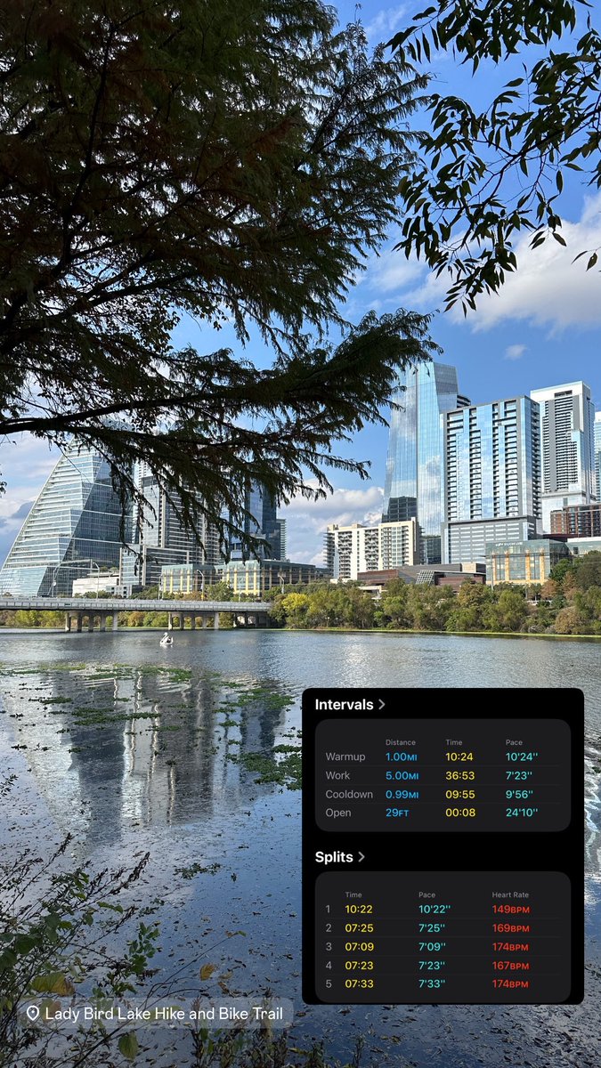 7 miles in Austin Texas 🧡