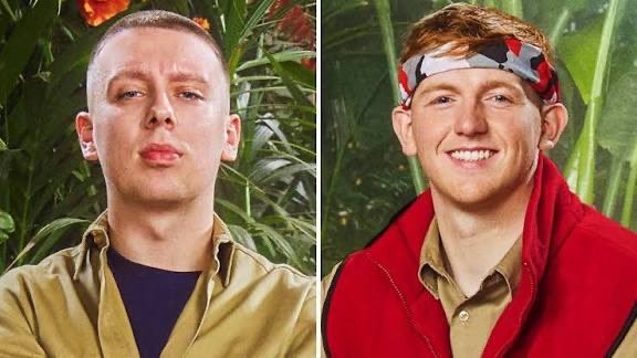 Ginge and Aitch the BEST duo 😂😂😂 #ImACeleb