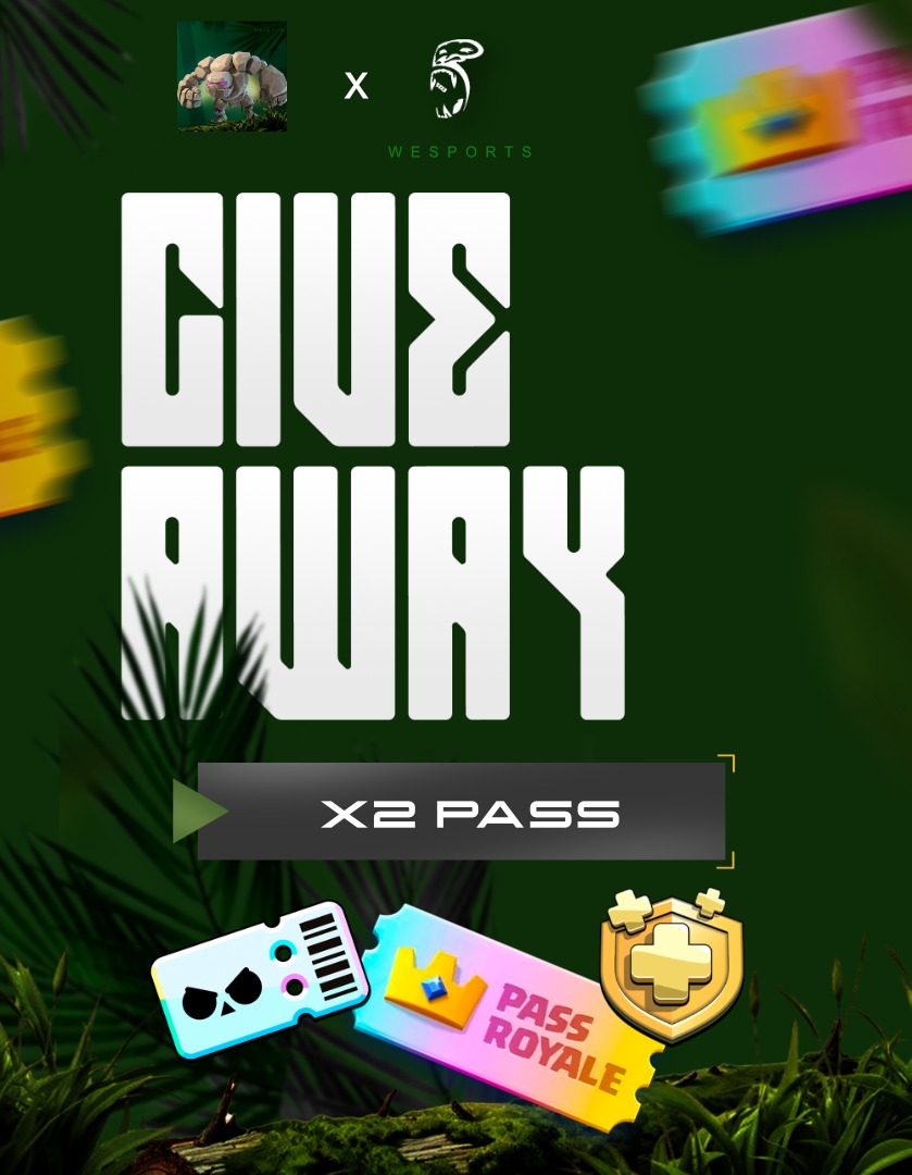WeSports_CR's tweet image. 🌿 GIVEAWAY 🌿

Win 2x either
1️⃣ 💎-Pass
2️⃣ BP➕
3️⃣ Goldpass

Follow @ArcanTTV ❤️
Follow @WeSports_CR ❤️
Repost 🔁
Comment what you want 💬

Winners in 3 days 🫶