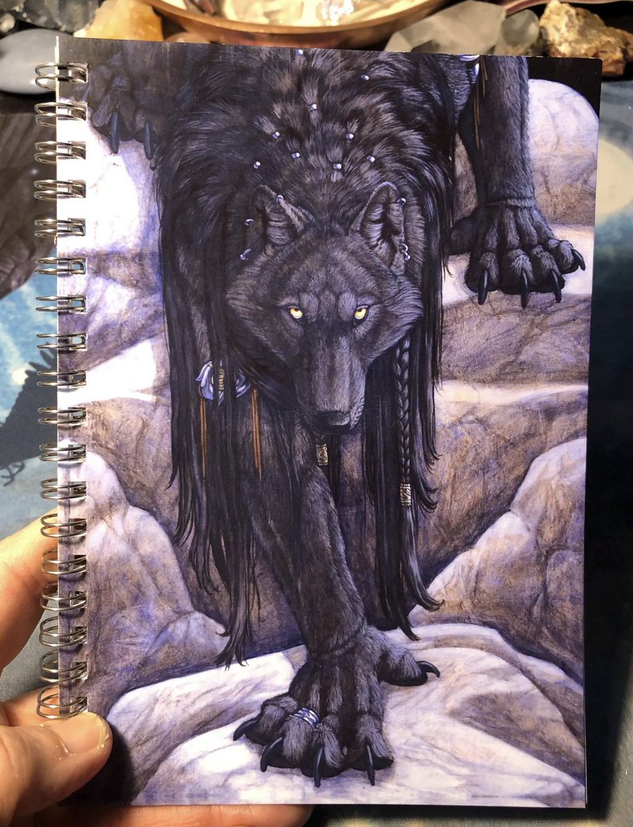 Goldenwolfen's tweet image. New in the  sh.0p, a great little 8 X 5 ruled notebook featuring Eyes of the Night  on the cover. Perfect to jot down notes, thoughts, ideas, and doodles!  📒🐺

Limited supply, so get yours ASAP! 👇👇👇

#werewolf #werewolves #notebook #notebooks #officesupplies