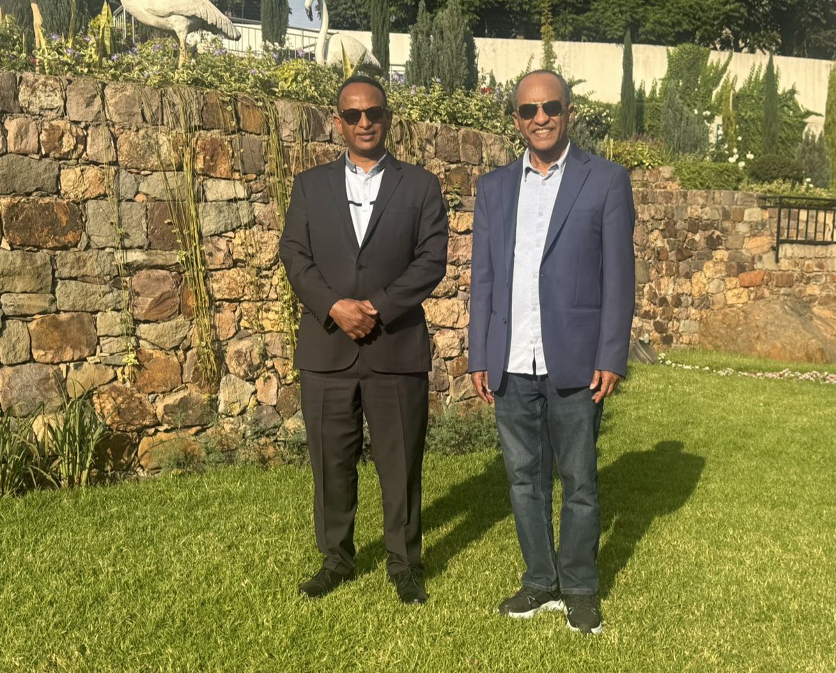 fitsumaregaa's tweet photo. Pleased to welcome Professor Yonas Geda, a leading behavioral neurologist & neuropsychiatrist from the Barrow Neurological Institute in Arizona, to Addis Ababa. 

Prof. Geda, who has authored 190 + peer-reviewed publications, also sat down for an important conversation on mental health with fellow diaspora Dr. Meheret Debebe & ShegerCafe. Anyone interested can find the interviews on YouTube. 

We also visited Gergesenon Mental Center for the homeless. Prof Geda together with his wife Tigist Tsegaye & their daughter Abigail Geda, generously donated USD 1,000 to support the center and purchased #GERD bond worth USD 800 in loving memory of late Ezra Geda. 

Prof. Geda shared that Ezra was deeply proud of his Ethiopian identity & loved studying Ethiopian history, which inspired the family to also donate to the Association of Ethiopian Historians.