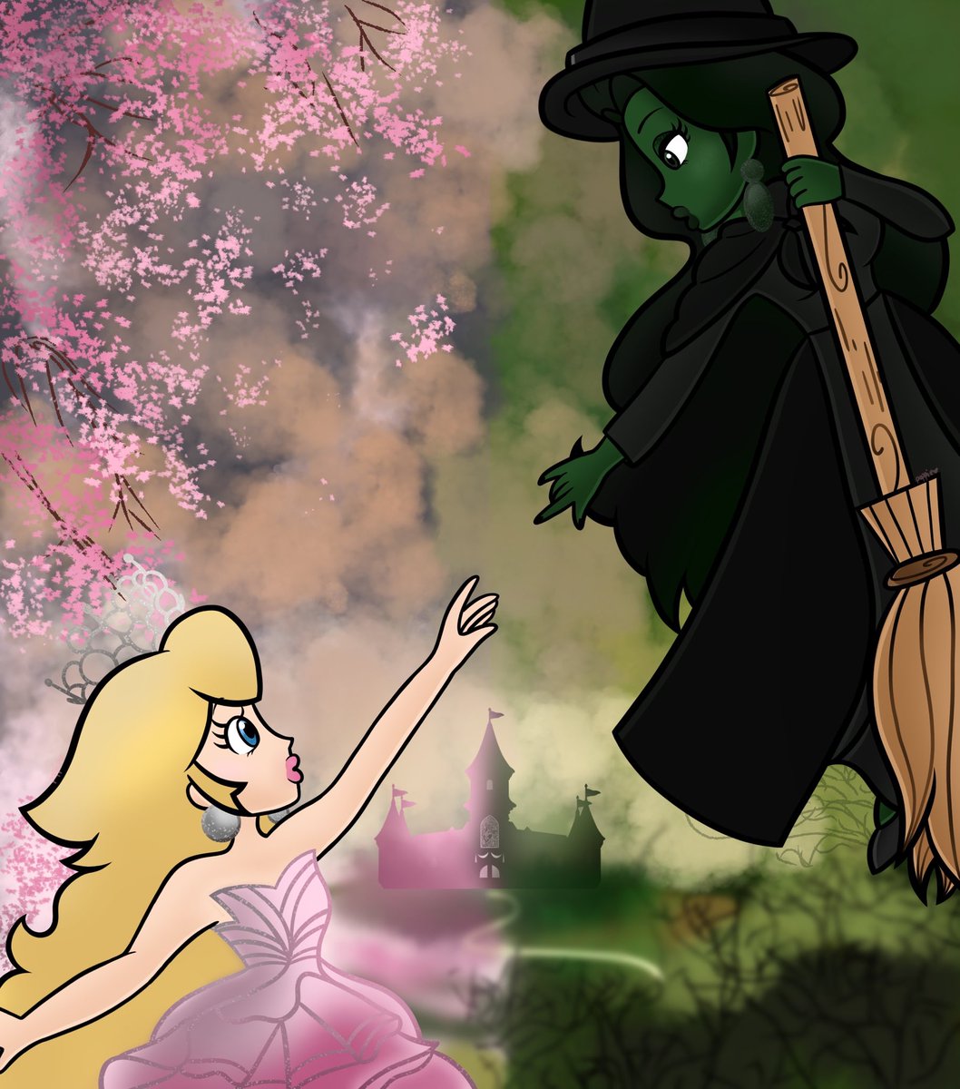 🩷💚✨

#PrincessPeach #MayorPauline #SuperMarioBros #Wicked