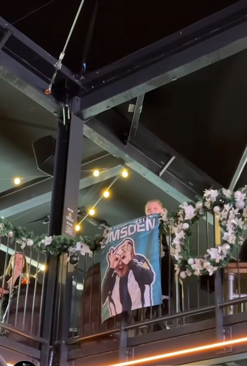 Love seeing some of my flag creations flying high on a matchday in the STACK... HOWAY THE LASSES! <a href="/x_lumsden/">beth</a>