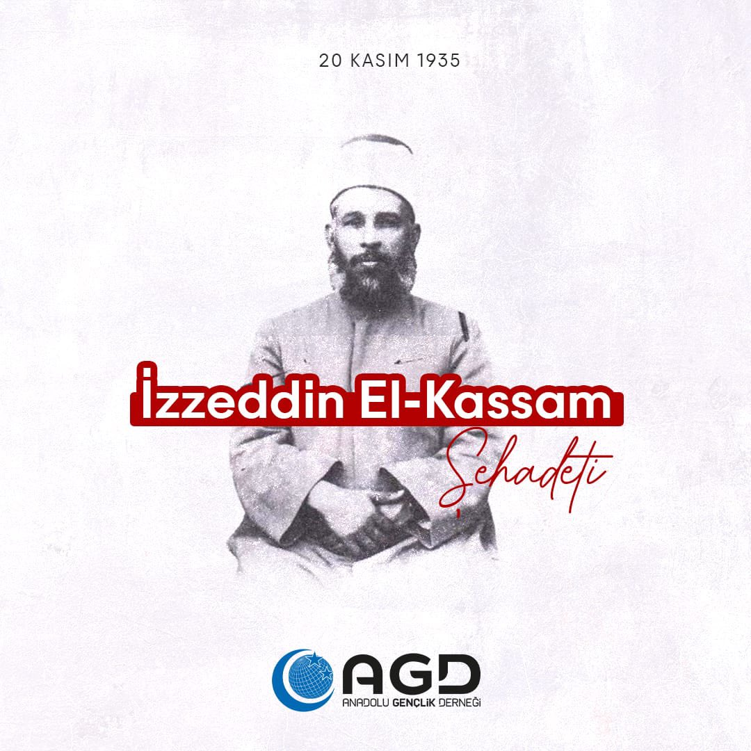 derikagd's tweet image. Filistin Davamızın Mücahit Komutanı İzzettin el Kassam&apos;ı şehadetinin sene-i devriyesinde rahmetle yad ediyoruz.