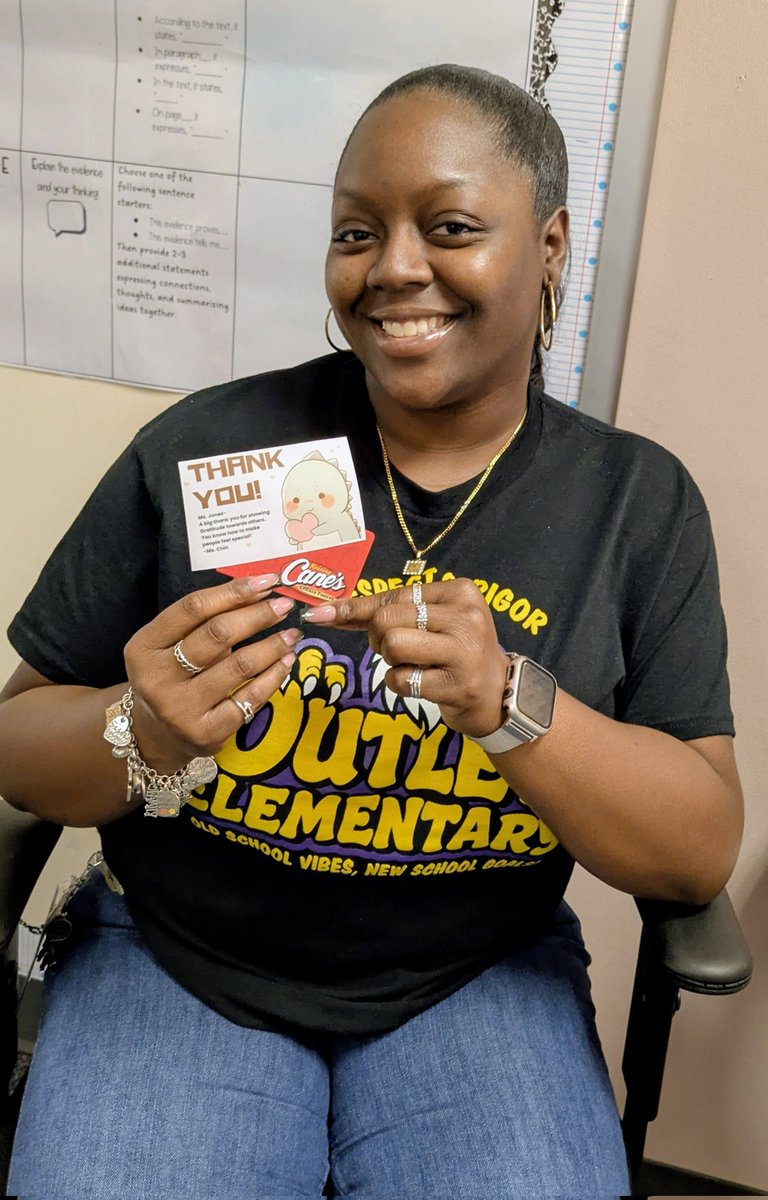 Shout out to Ms. Jones and Ms. Jones for showing others the attitude of Gratitude! They lift others up and make people feel special! <a href="/OutleyE/">Outley Elementary</a> <a href="/AJones_AP/">Athena Jones</a> <a href="/Ms_JonesClass/">Shani Jones</a> #KindnessMatters