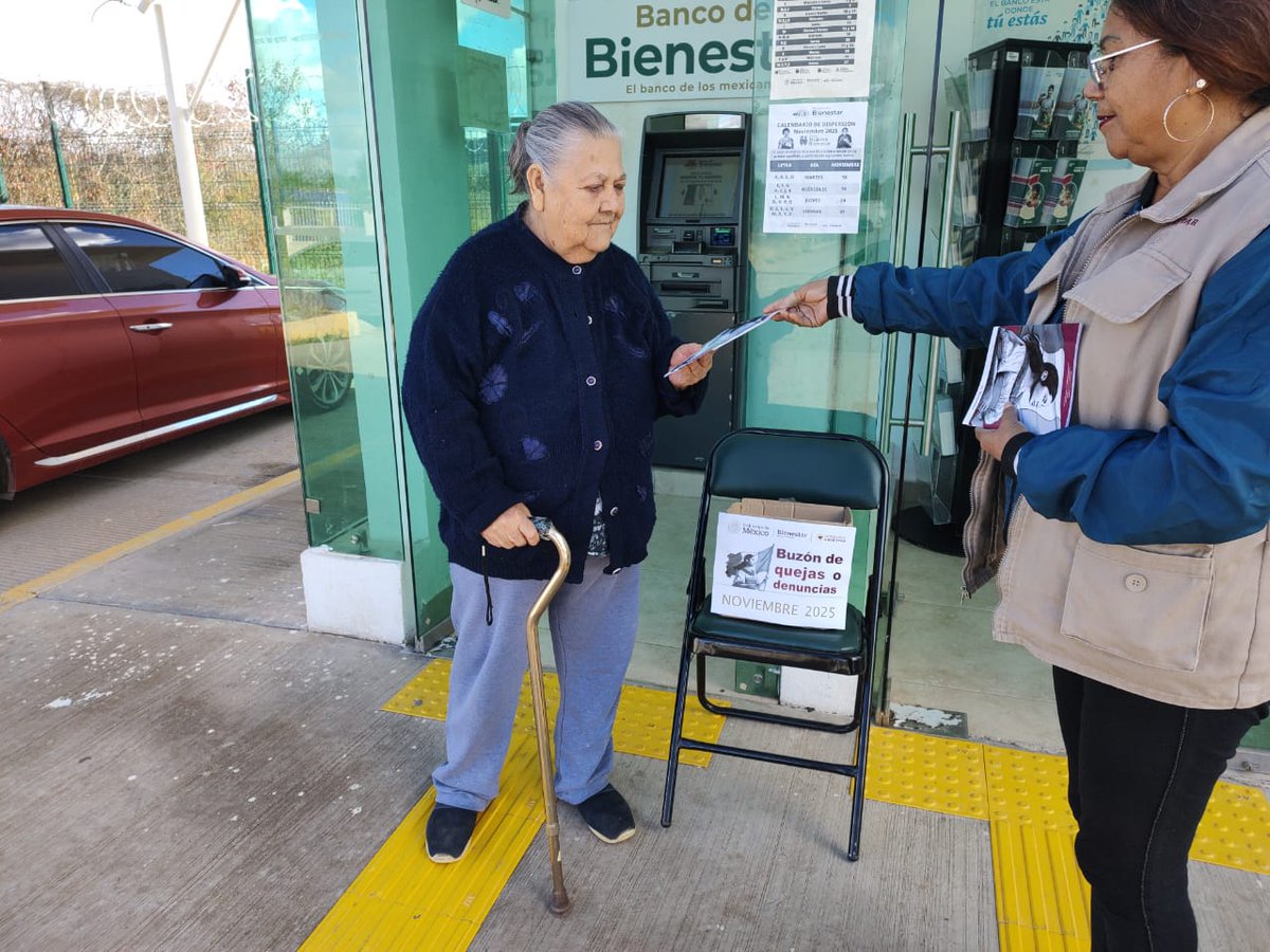 #Bienestar 
La tarjeta del Banco del Bienestar garantiza apoyos directos y seguros 💳. 
En #Sonora ya operan 73 sucursales, informó el Delegado Octavio Almada Palafox. <a href="/OctavioAlmada1/">Octavio Almada</a>
<a href="/bbienestarmx/">Banco del Bienestar</a>
⚠️Recomendaciones a beneficiarios: 
✅ Retira en cajeros cualquier día posterior