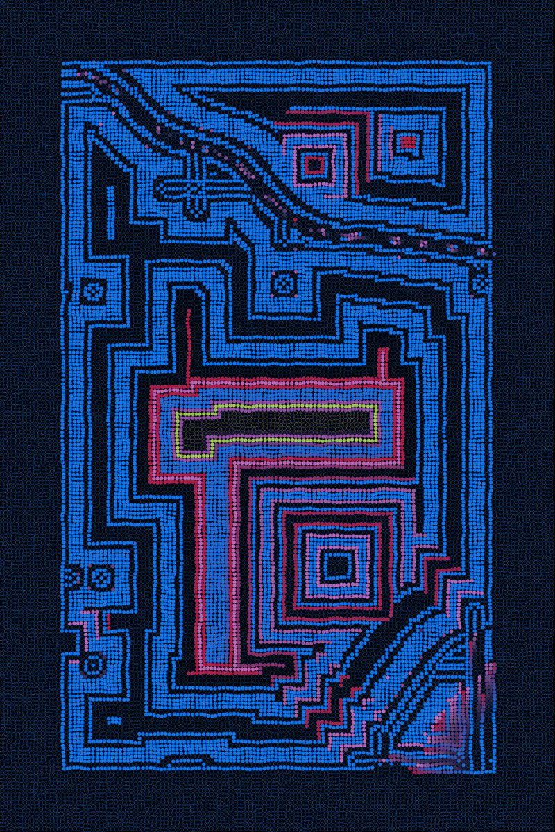 Reptile_tez's tweet image. Hi, have a great day 🔆🌈

&quot;Continuum&quot; 
#generativeart #creativecoding #p5js