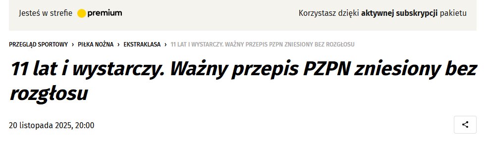 CommonSensePL's tweet image. Wielkie halo ze zmianą przepisów PZPN ws. trenerów

A juz kilka miesięcy temu pisał o tych @Mat_Stankiewicz 

transfery.info/aktualnosci/no…
