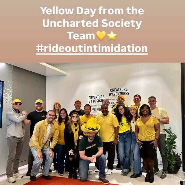 lossing_s's tweet image. Today, we wear yellow to #RideOutIntimidation. In partnership with our friends at @brp_info, we are doing our small part to highlight Yellow Day. BRP’s Yellow Day is a powerful initiative inviting employees and stakeholders to take a stand against bullying.