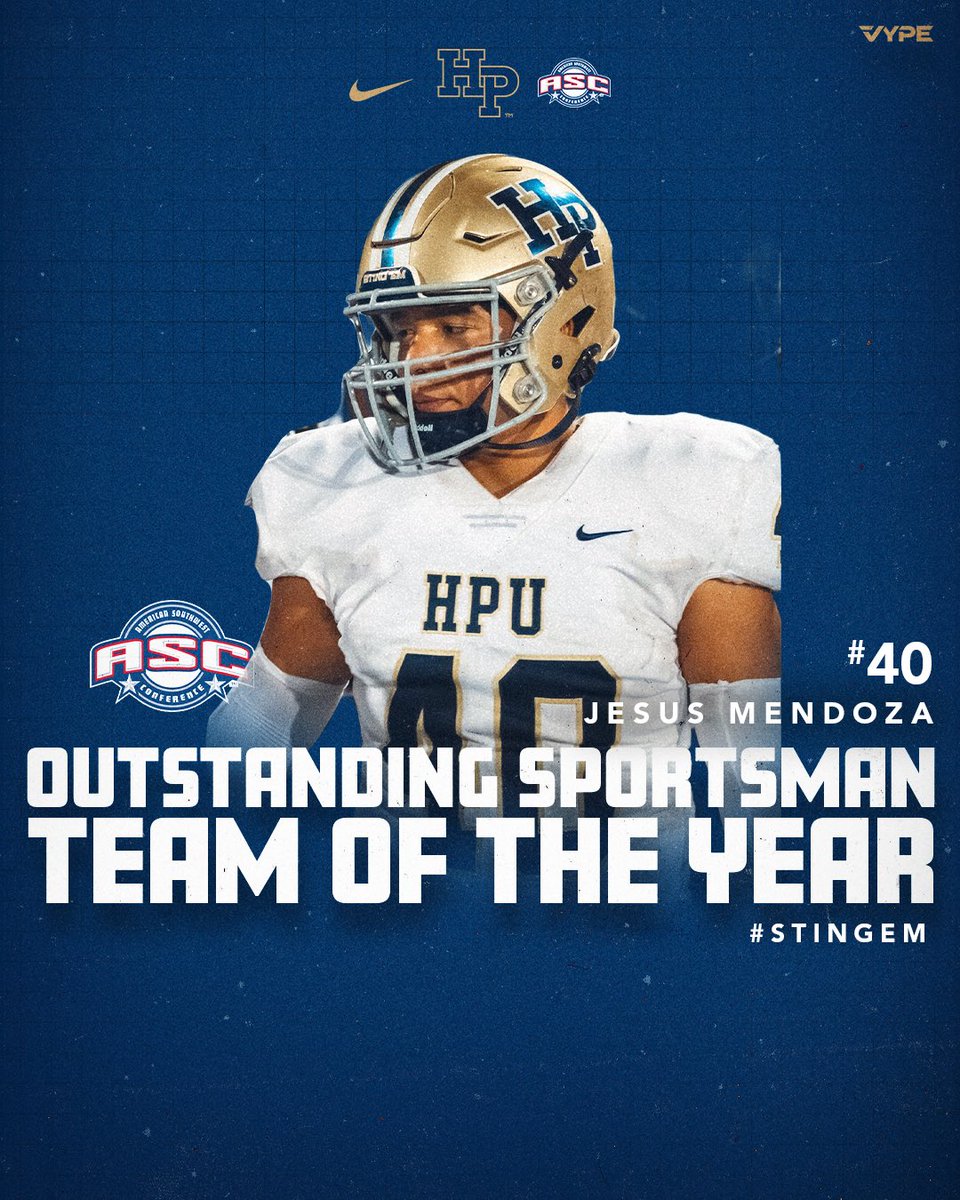 Congratulations to Jesus Mendoza on being named Outstanding Sportsman Team of the Year!

#StingEm
#TearOffTheRoof