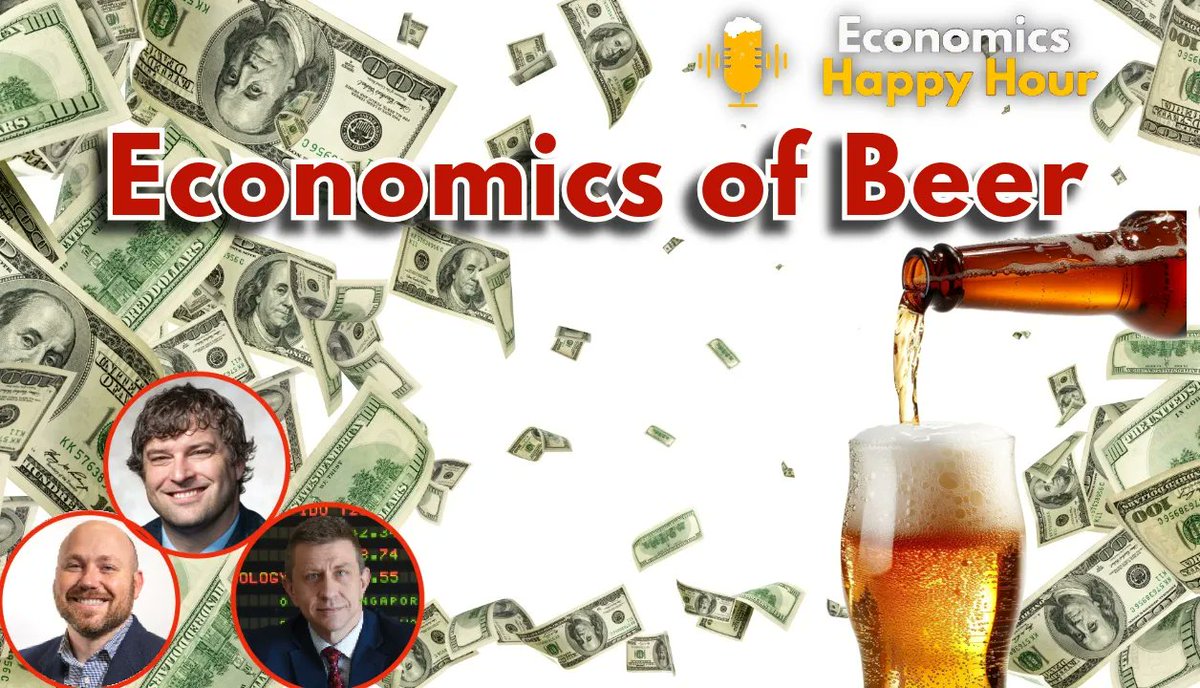 🚨 New episode! We’re joined by beer economist Trey Malone (<a href="/PUCommercialAg/">Purdue Center for Commercial Agriculture</a>) to talk about the economics of beer, from craft brewing and consumer choice to hops, regulation, and local identity.

🍺 Smart takes on what ends up in your glass.

Listen now → econhappyhour.substack.com/p/the-economic…