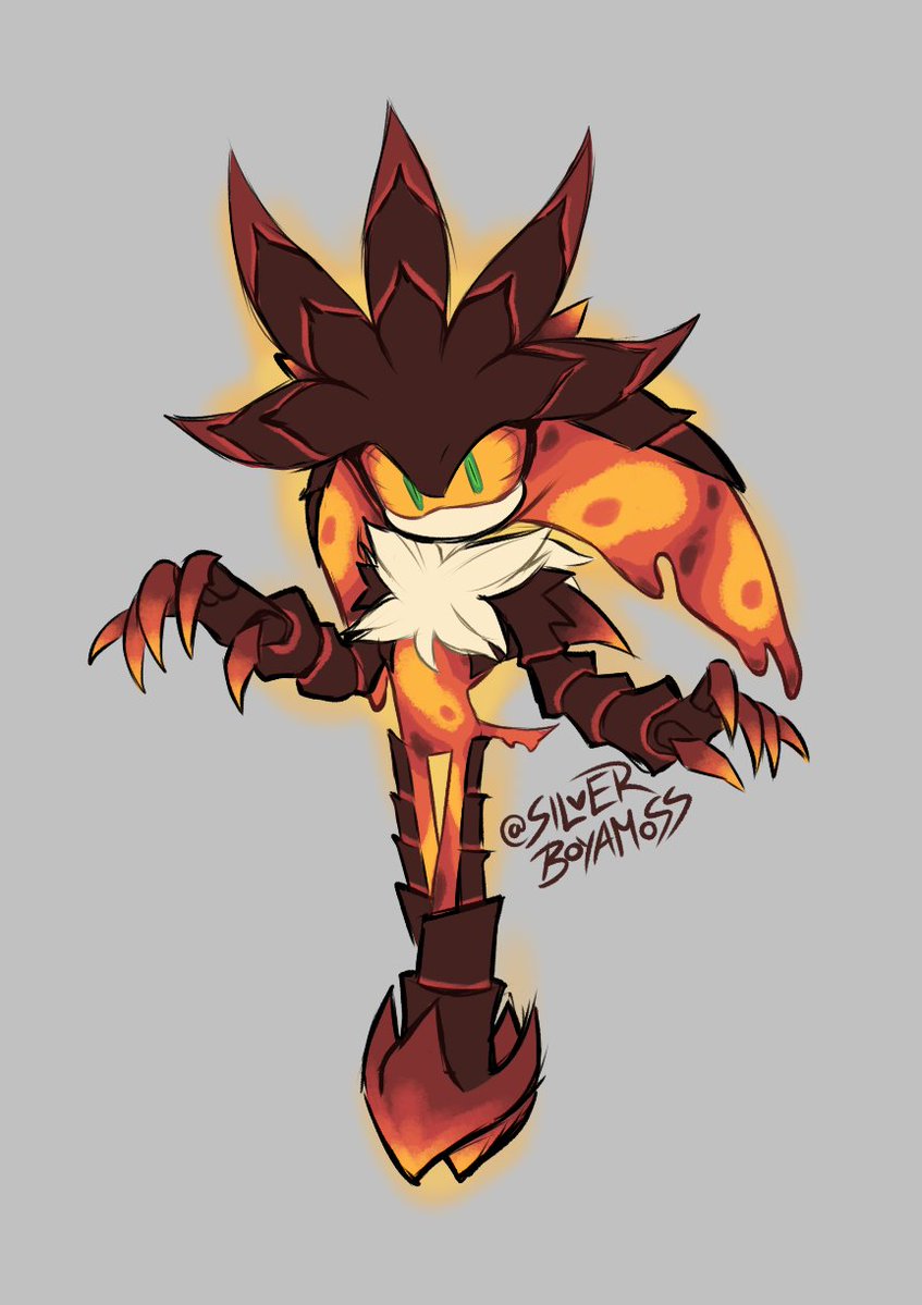 SilverBoyaMoss's tweet image. Ok what if silver sealed Iblis away the same way shadow did to mephiles, what kind of shenanigans would then happen anyway my delulu Iblis design 
#SonicTheHedgehog 
#SilverTheHedgehog