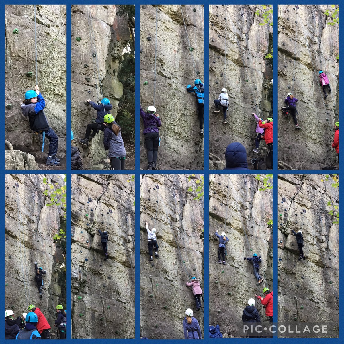 Groups Three and Four also took to rock climbing today. #rockon <a href="/ManorAdventure/">Manor Adventure</a>
