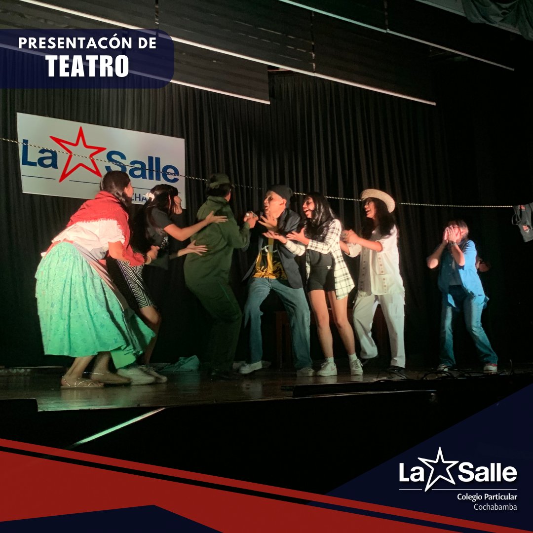 🎭✨ Así vivimos nuestra Gran Noche de Teatro.
Nuestros estudiantes brillaron con “Aladín” y “Plato Paceño”, mostrando talento, creatividad y trabajo en equipo. 🌟
Gracias a estudiantes, maestros y a la Escuelita de Baile por una noche mágica. ✨🙌