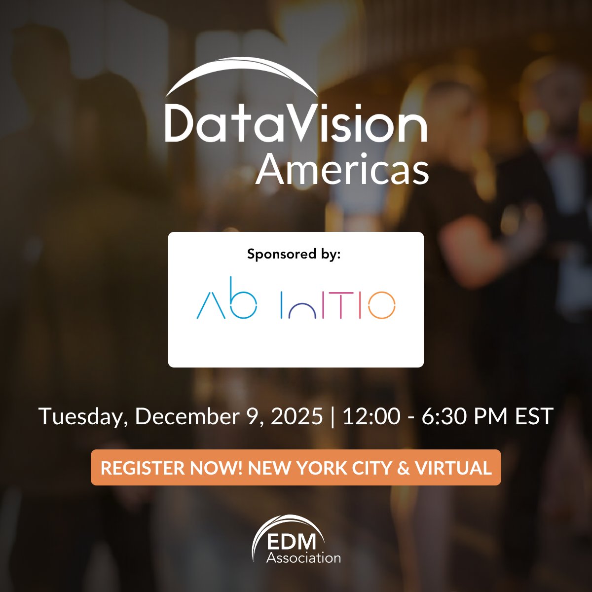 edmcouncil's tweet image. We are grateful to Ab Initio for their sponsorship of #DataVision Americas IN TWO WEEKS. We can&apos;t wait to discuss our theme &quot;AI for Data Management – Culture, Ethics and Best Practices&quot; with experts like you!

Learn more about our agenda and register: edmcouncil.org/event/datavisi…