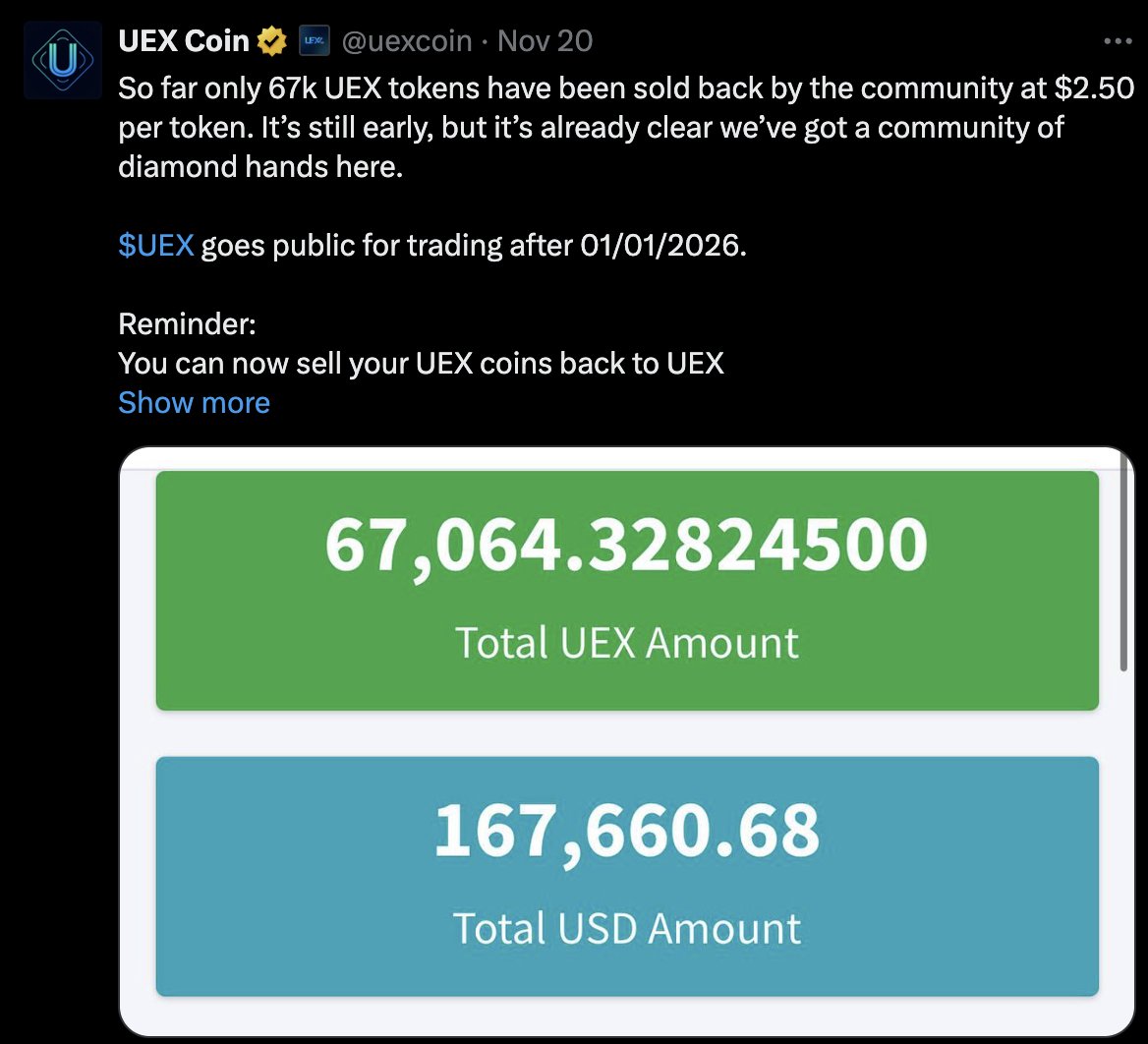 wildblueyondu's tweet image. Why own the digital gold, when you can own the digital gold mine! ⛏️⛏️💰💰🤯

@uexcoin = @uex_us (CEX) @uexswap (DEX)
Try 👉uex.us/?ref=5xvr52fax…

Short video explaining 👇
x.com/uex_us/status/…