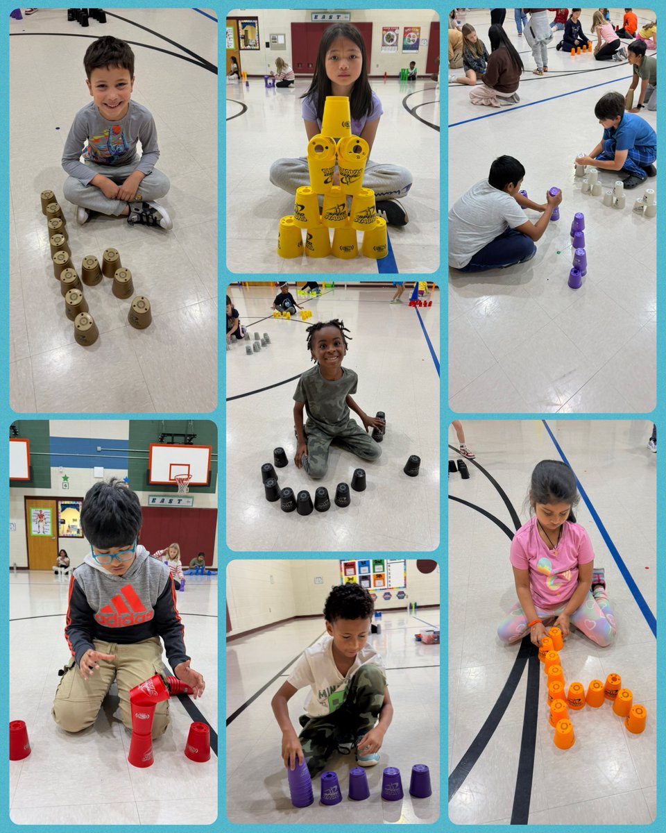 kellidsmith's tweet image. Here at @BakerElem we love to be a part #STACKUP where we try and break a Guinness Book World Record! 🤩🥳
Loved the creativity with our annual cup design contest! Thx @SpeedStacksInc &amp;amp; @OPENPhysEd for such great activities!