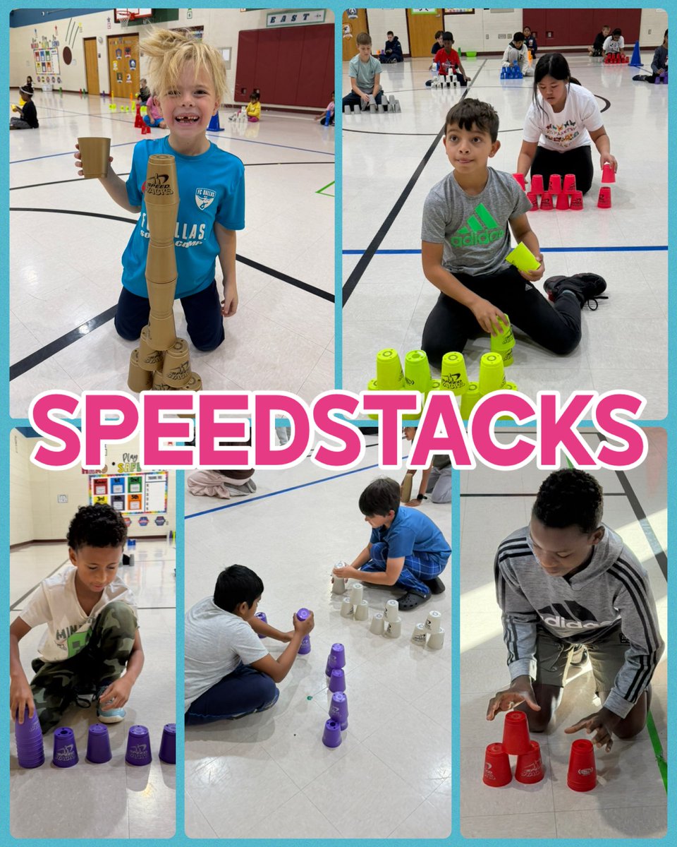 kellidsmith's tweet image. Here at @BakerElem we love to be a part #STACKUP where we try and break a Guinness Book World Record! 🤩🥳
Loved the creativity with our annual cup design contest! Thx @SpeedStacksInc &amp;amp; @OPENPhysEd for such great activities!