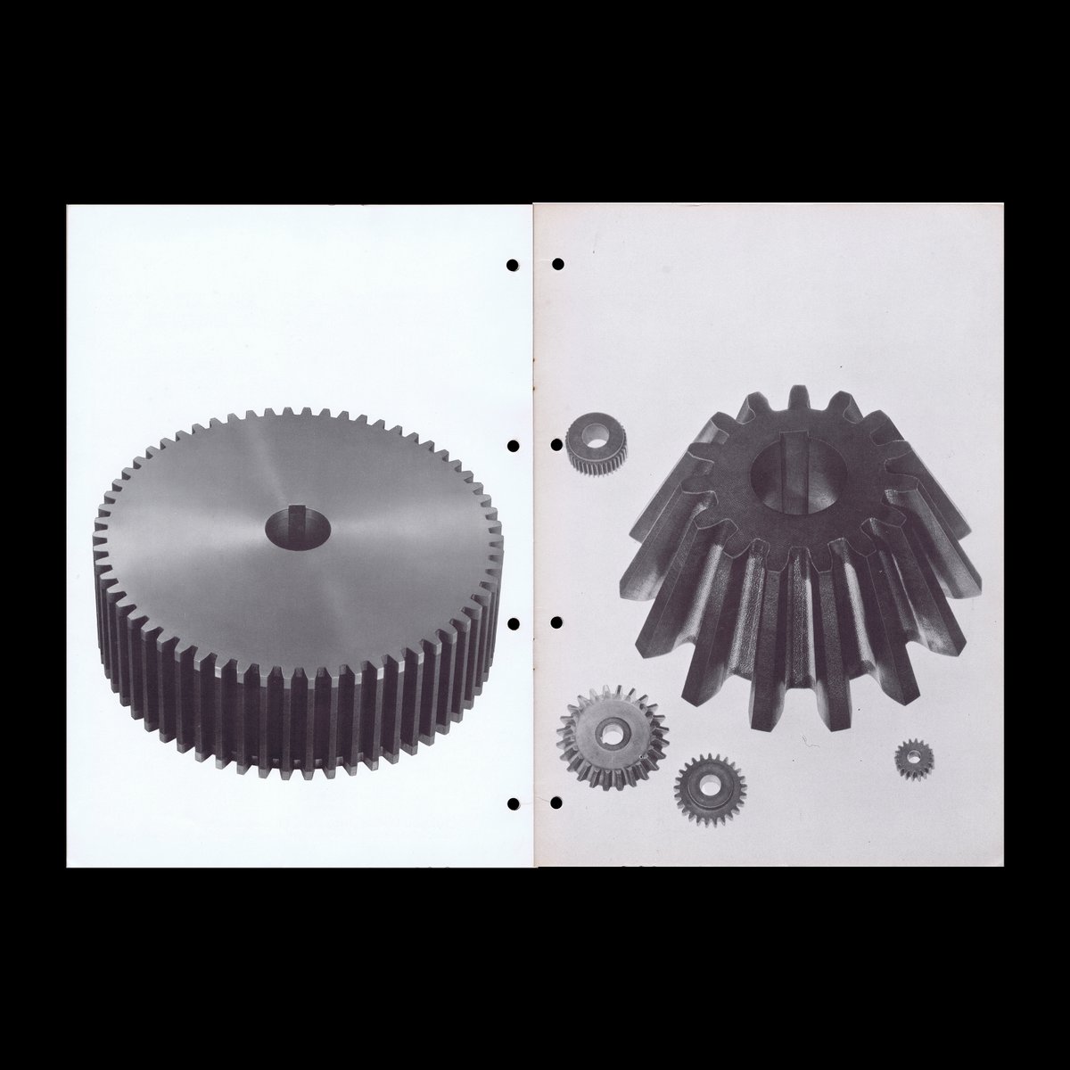 DesignReviewed's tweet image. TUFNOL Gears, Brochure, 1960s. Design and print by The Kynoch Press designreviewed.com/functional-bea…