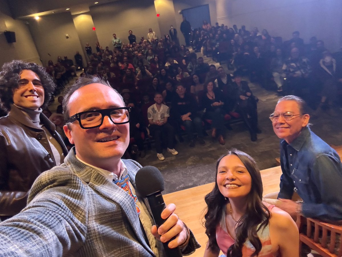 joeytainment's tweet image. We sold out @TheAutry ya’ll! It was so amazing to screen Pow! with @nativeric and Loren Waters and share the stage with @BirdRunningH2O. Vying for awards is hard and it’s so validating to have people cheering us on. If you’re an Academy voter, consider Pow!, Tiger and Courage!