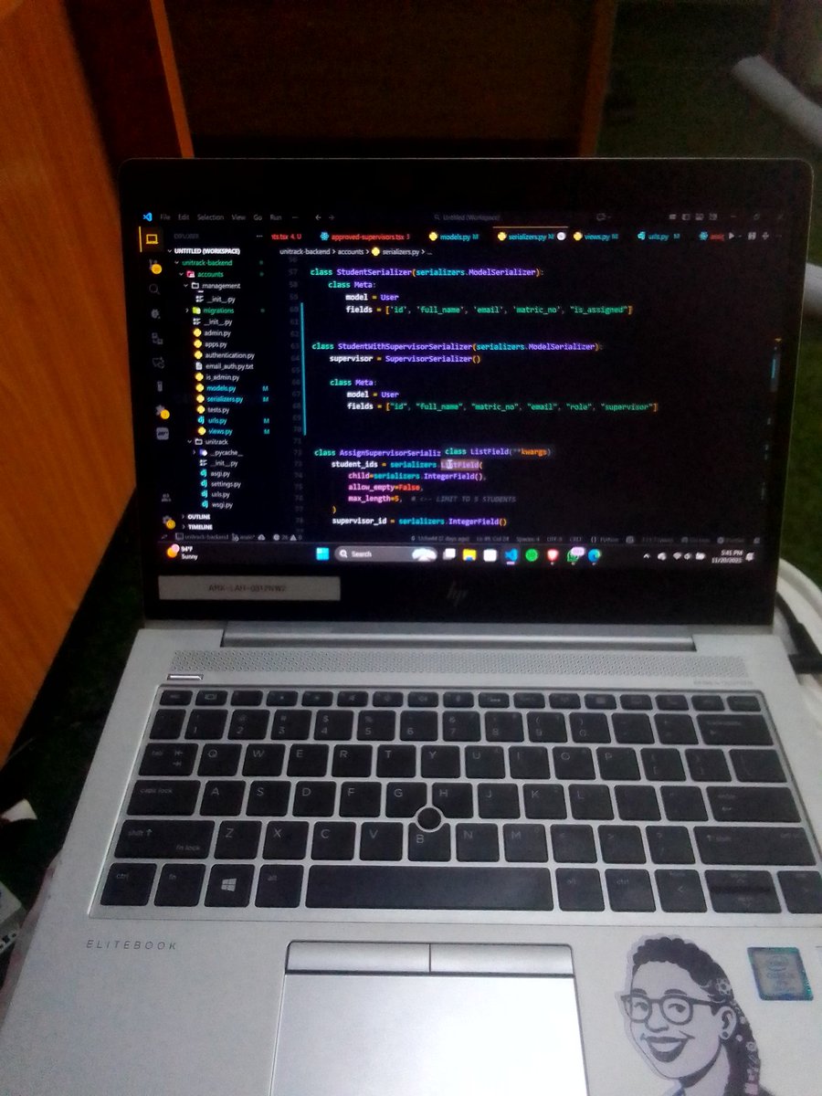 perpetualuchec5's tweet image. Day 10 #30daysofmyITprojectupdate

As of yesterday,.I went back to my sign up and it was having issues. So I fixed it.

The assigning students to supervisor logic too was failing so I fixed it..

Displayed the assigned students and their supervisors on the admin dashboard