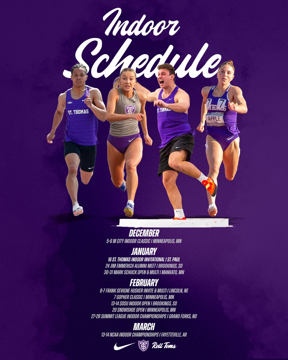 TommieXCTF's tweet image. HEADED INDOORS 👟

Mark the calendars for 2025-26

#RollToms