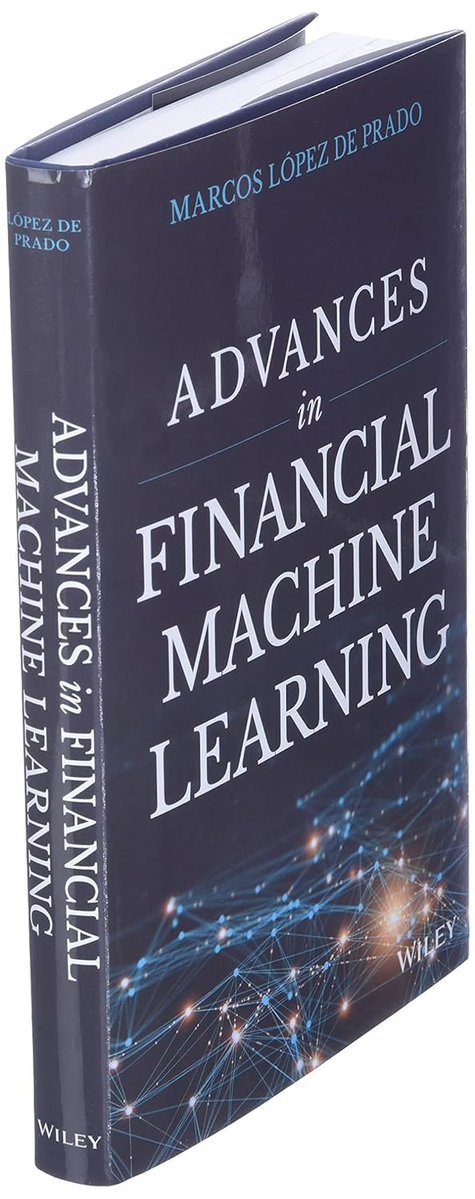 's tweet image. Advances in Financial #MachineLearning: amzn.to/2UXoBax by @lopezdeprado
—————
#DataScience #AI #Algorithms #AlgorithmicTrading #TimeSeries #Statistics #fintech #insurtech #PredictiveAnalytics #Forecasting #AnomalyDetection #FraudDetection