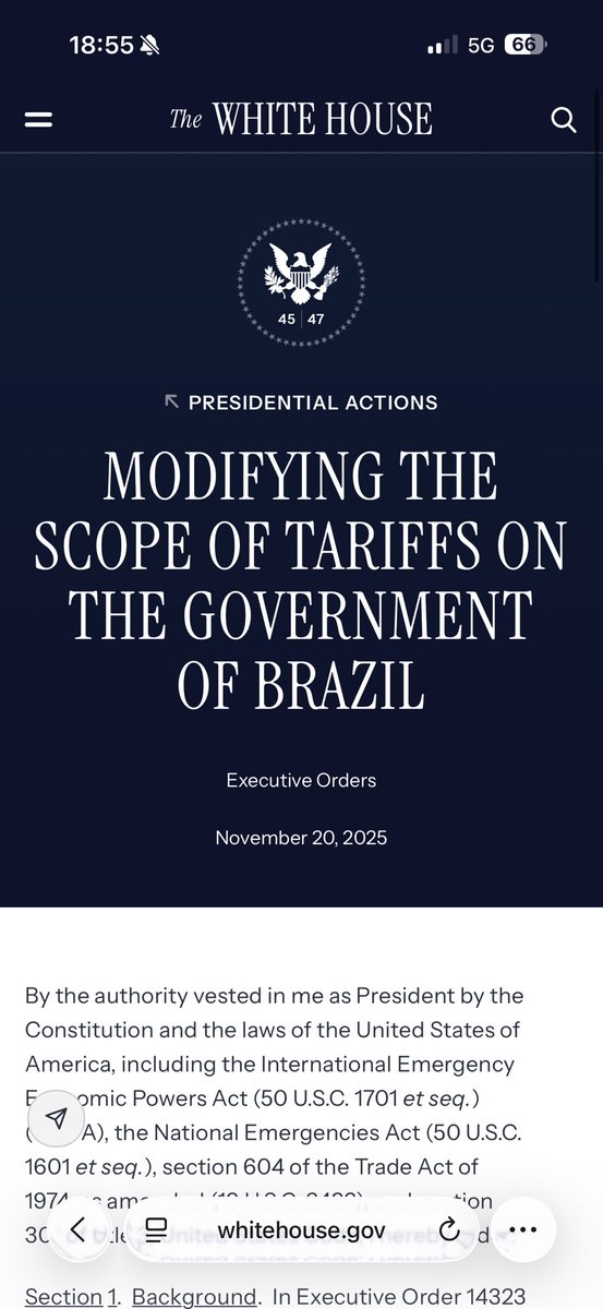 O governo Trump acaba de anunciar que RETIROU a tarifa de 40% de vários produtos agrícolas brasileiros