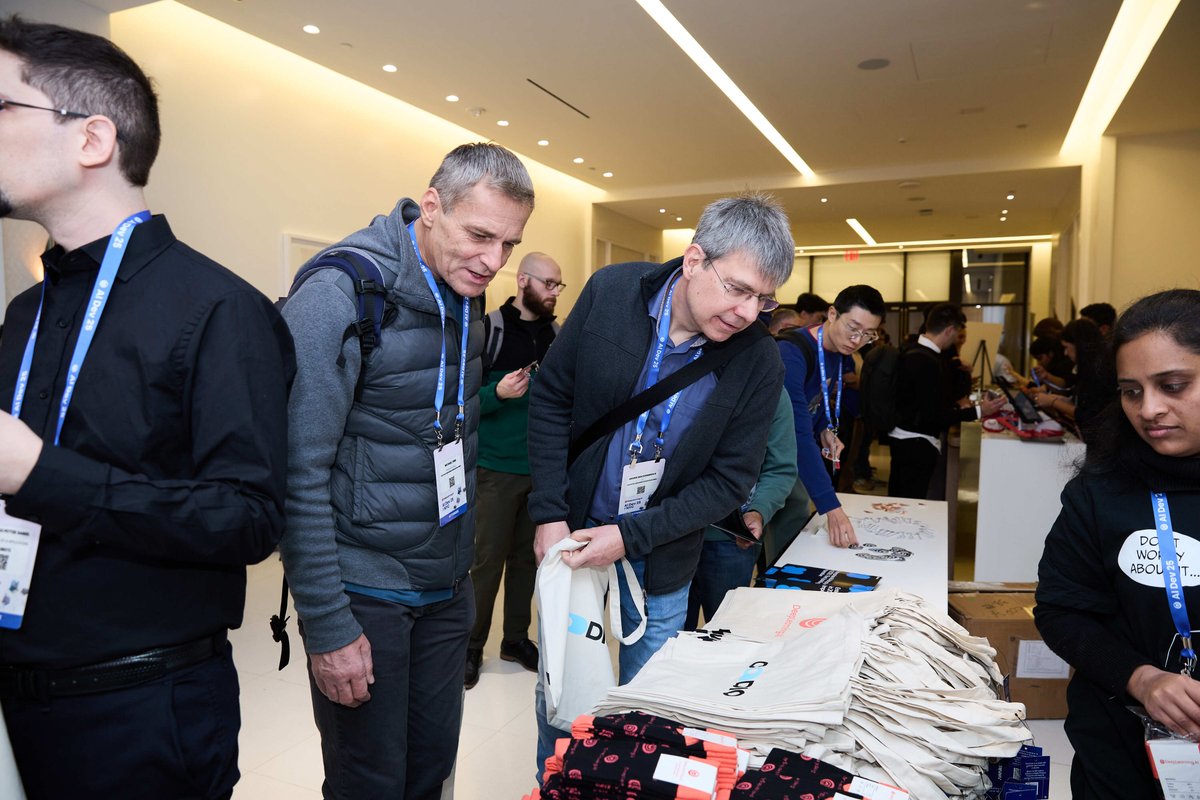 DeepLearningAI's tweet image. What a day! Thank you to everyone who made AI Dev 25 x NYC such a remarkable gathering of builders.

The energy in the room, from talks and panels to conversations in the hallways, was unforgettable.

If you’d like to revisit key moments of the day, we’ve published a recap. Read…