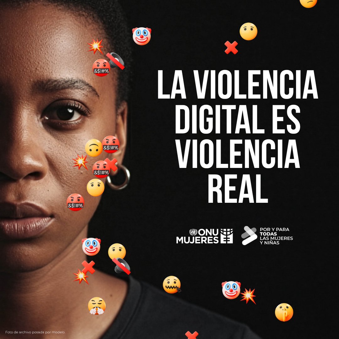 onumujeresEcu's tweet image. 📱💥 La violencia online sí tiene consecuencias offline. Lo que muchas llaman “broma” o “drama” es real #EsViolenciaDigital y afecta la vida de mujeres y niñas en 🇪🇨.
🚫🔥 No normalicemos agresiones, amenazas ni humillaciones.
Actuar, reportar y apoyar importa. #NoHayExcusa 💜