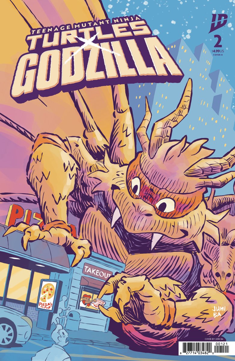 IDWPublishing's tweet image. #KingGhidorah has come to NYC!

It’s up to the #Turtles, led by #Splinter, to stop the three-headed #kaiju.

Meanwhile, only #Mechagodzilla defends Tokyo against #Godzilla, #Rodan, and #Anguirus!

Pre-order #TeenageMutantNinjaTurtles x #Godzilla #2 at LCS!

#Tmnt #TMNTxGodzilla