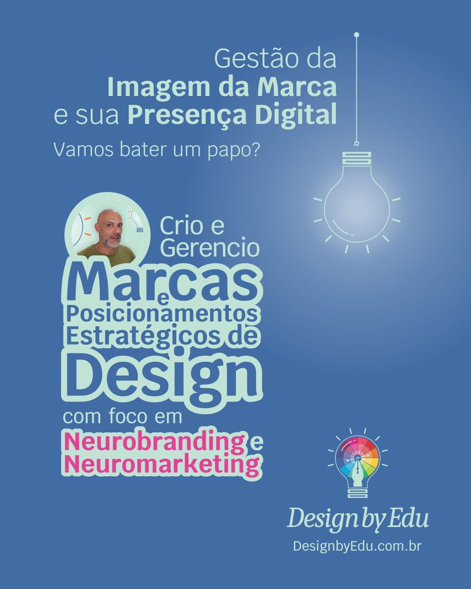 DesignbyEdu's tweet photo. A Gestão da Imagem da sua Marca e sua Presença Digital. Sua Marca bem Resolvida em todos os meios entre o seu Negócio e o seu Público. Consultoria Design 360º com foco em Neurobranding. Conheça!
 
https://t.co/PIR643ChuA https://t.co/QAKm4SAQ6v