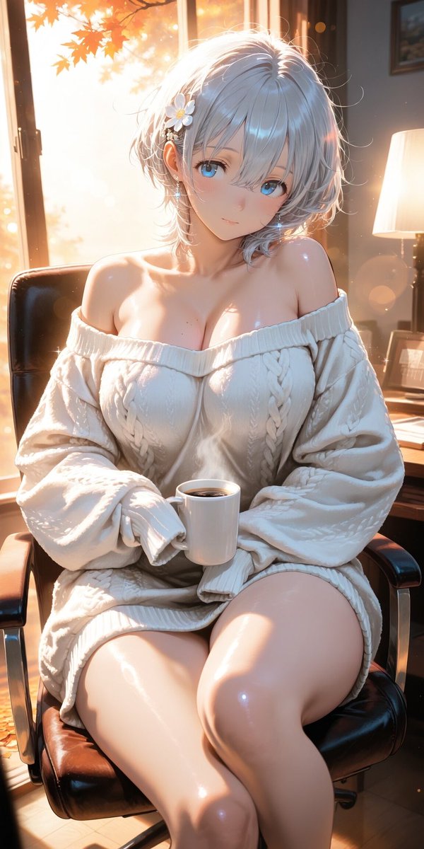 silvergirlsEC's tweet image. 朝はのんびりスタートしたい...ね☕️

SFW Illustration