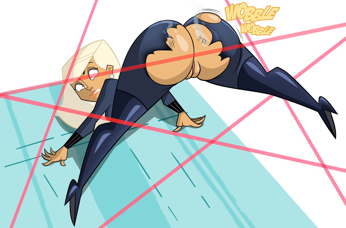 Agent K: Cursed my big hiney! A work done for my bro <a href="/IronBloodAika/">IronBloodAika</a> who wanted to see Agent K from The Replacements having some laser issues, who remembers this show? 🤚

#GrimphantomArt #Agent K #Milf #Booty