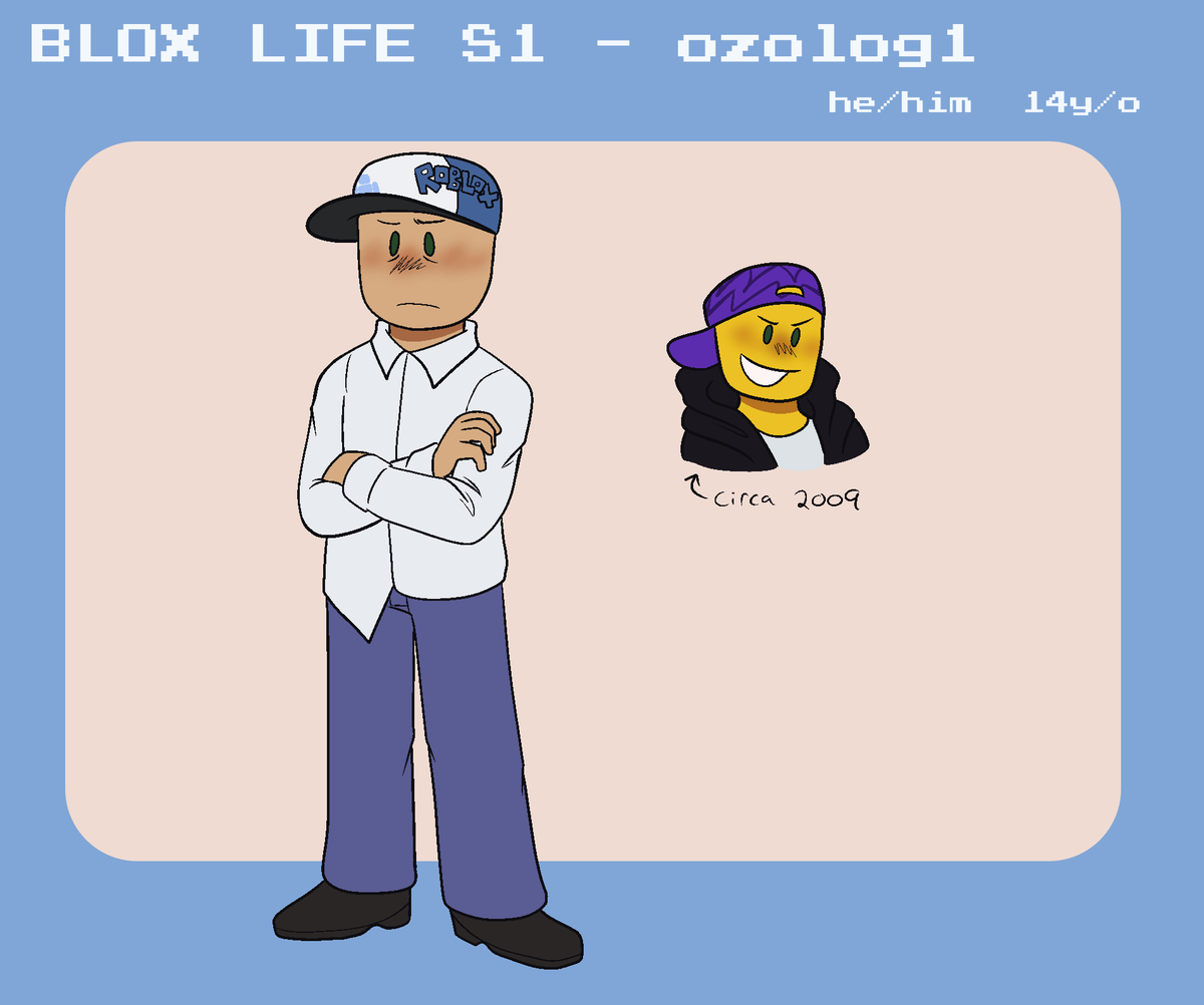 brandydoesarts's tweet image. they have the same hat in blue and green, but they&apos;re easy to tell apart if you pay attention... #bloxlife #robloxarg #brandonworks #rochas313