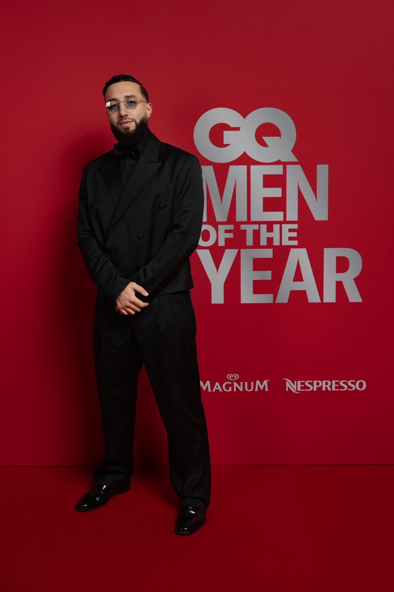 TopDeTwitch's tweet image. Amine et Billy pour la soirée GQ Men of the Year ✨
